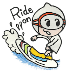 [LINEスタンプ] どこでも海女さん