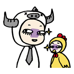 [LINEスタンプ] Crazy Buffy