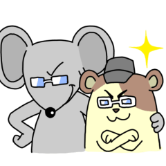 [LINEスタンプ] Mouse ＆ Hamster