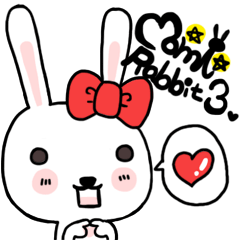 [LINEスタンプ] MOMI RABBIT 3