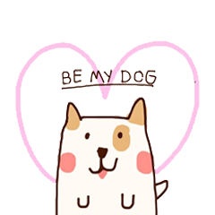 [LINEスタンプ] BE MY DOG
