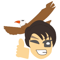 [LINEスタンプ] Han Q's daily