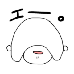 [LINEスタンプ] White person sticker