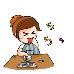 [LINEスタンプ] I'm a playful shopkeeper.