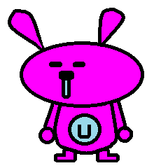 [LINEスタンプ] うさぎってぽくないうさぎ