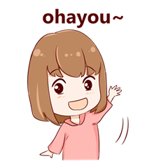 [LINEスタンプ] Weeaboo Girl : Animated