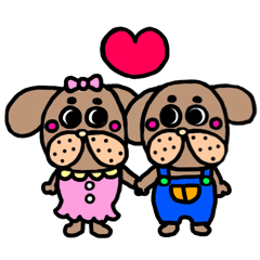 [LINEスタンプ] ブルドッグ