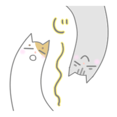 [LINEスタンプ] 糸目のねこちゃん