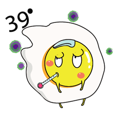 [LINEスタンプ] Lovely Fried Eggs