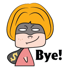 [LINEスタンプ] Blonde Haired Lady