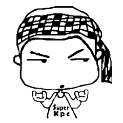 [LINEスタンプ] super kpc