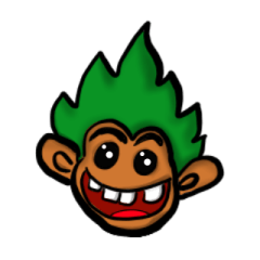 [LINEスタンプ] Monkey style