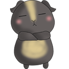 [LINEスタンプ] Cavy+Hamster