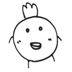 [LINEスタンプ] しろめのにわとり