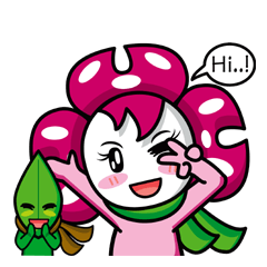 [LINEスタンプ] Hana and friends