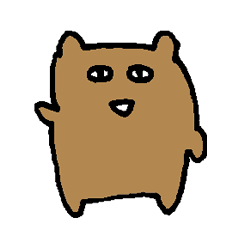 [LINEスタンプ] 聞いてくれるくま