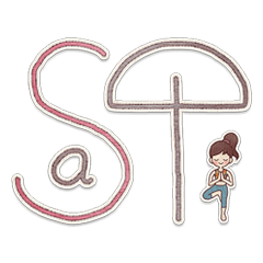 [LINEスタンプ] Dooyoga, the little girl