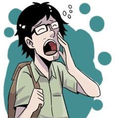 [LINEスタンプ] Derita Mahasiswa
