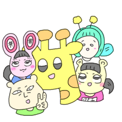 [LINEスタンプ] ちゃむフレンズの画像（メイン）