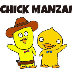[LINEスタンプ] CHICK MANZAI