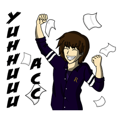 [LINEスタンプ] Junior The College Student