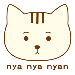 [LINEスタンプ] nya nya nyan