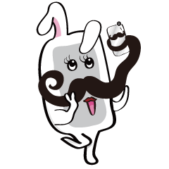 [LINEスタンプ] Super bliss Rabbit