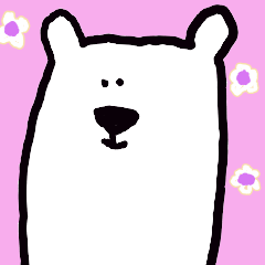 [LINEスタンプ] kawaii polar bear