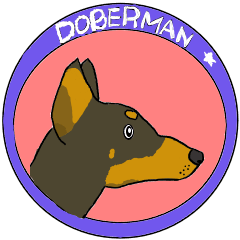 [LINEスタンプ] Doberman's word 2