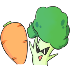 Mr.cauliflower＆carrot chan