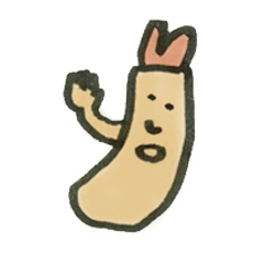 [LINEスタンプ] えびくん お仕事