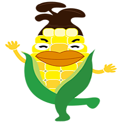 [LINEスタンプ] corn men