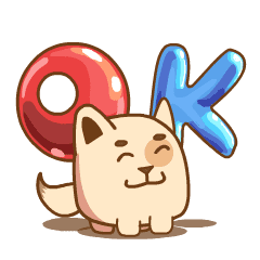 [LINEスタンプ] Round Doggo Emojicons