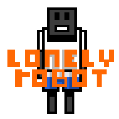 [LINEスタンプ] Lonely Robot