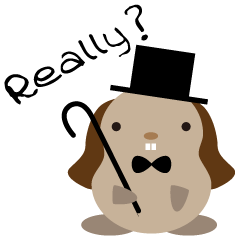 [LINEスタンプ] 不思議な犬の英会話