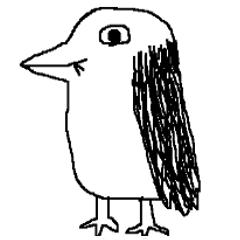 [LINEスタンプ] ハゲ鳥