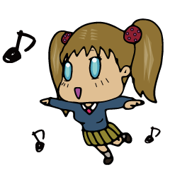 [LINEスタンプ] みずきちゃん