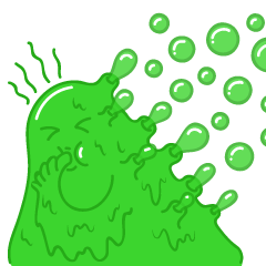 [LINEスタンプ] Apo The Green Slime