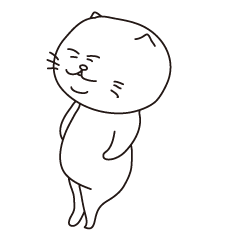 [LINEスタンプ] 二重あごの赤ちゃんネコ
