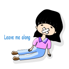[LINEスタンプ] adorkable girl 