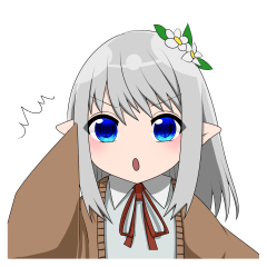 [LINEスタンプ] 宝石の瞳を持つ女の子 