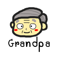 [LINEスタンプ] Lovely grandpa