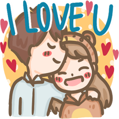 [LINEスタンプ] Boy ＆ Bear