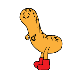 [LINEスタンプ] ぴぃなっつ君