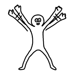 [LINEスタンプ] 白いやつと揚げ犬さん