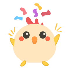 [LINEスタンプ] Pitik The Little Chicken