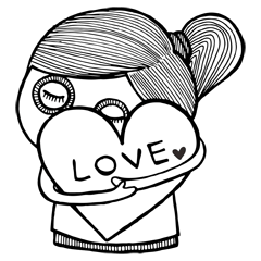 [LINEスタンプ] Homimi