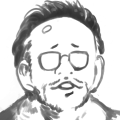 [LINEスタンプ] 前向きパパ