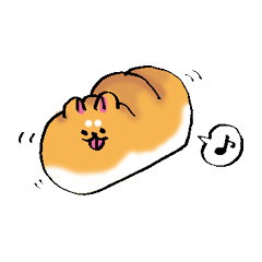 [LINEスタンプ] 柴犬のパン屋