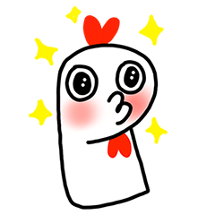 [LINEスタンプ] 靴下チキン